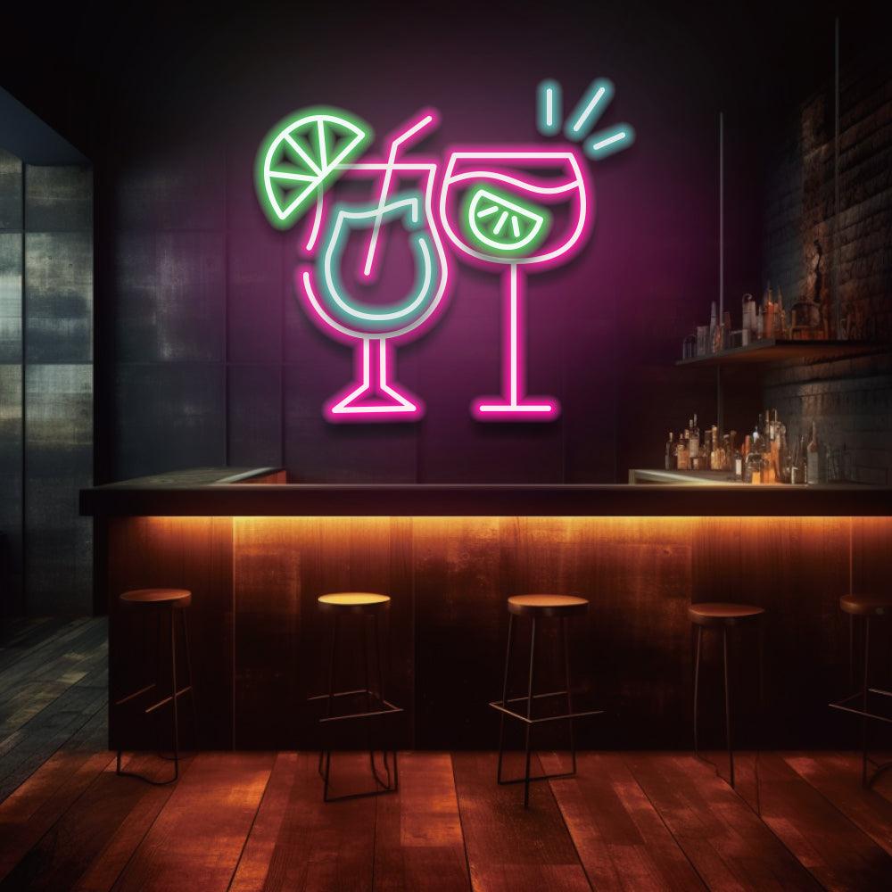 Cocktails 2 - LED Neon Sign - NeonNiche