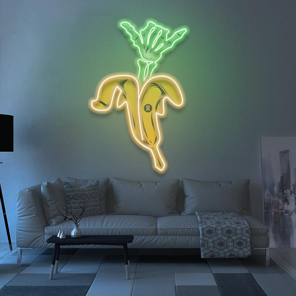 Skeleton Banana - LED Neon Sign - NeonNiche