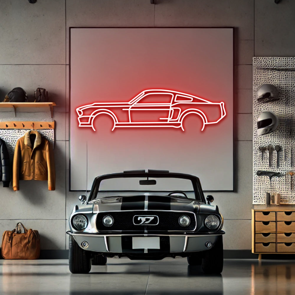 Mustang GT500KR 1967 - LED Neon Sign