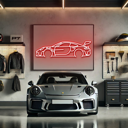 911 992 GT3 RS LED Neon Sign