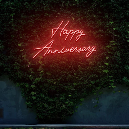 Happy Anniversary - LED Neon Sign - NeonNiche