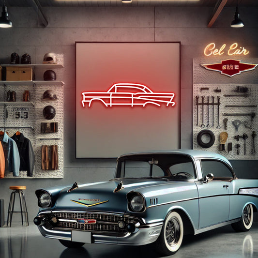 Chevrolet Bel Air 1957 - LED Neon Sign