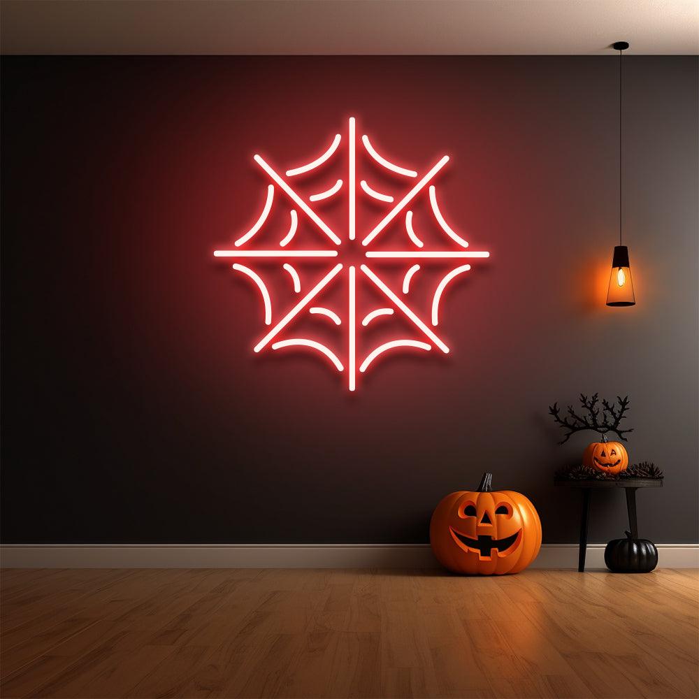 Spider Web LED Neon Sign - NeonNiche