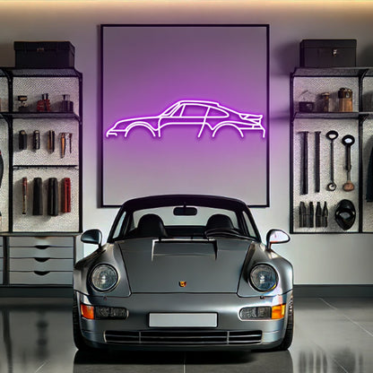 911 993 Turbo - LED Neon Sign