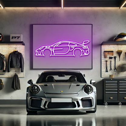 911 992 GT3 RS LED Neon Sign