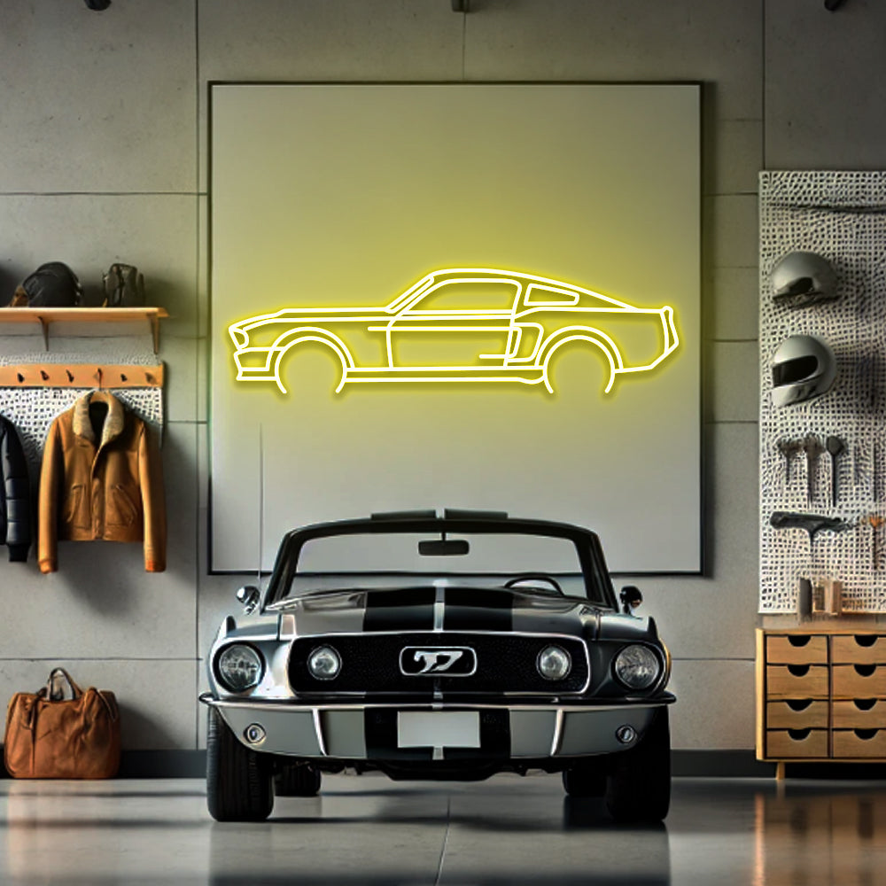 Mustang GT500KR 1967 - LED Neon Sign