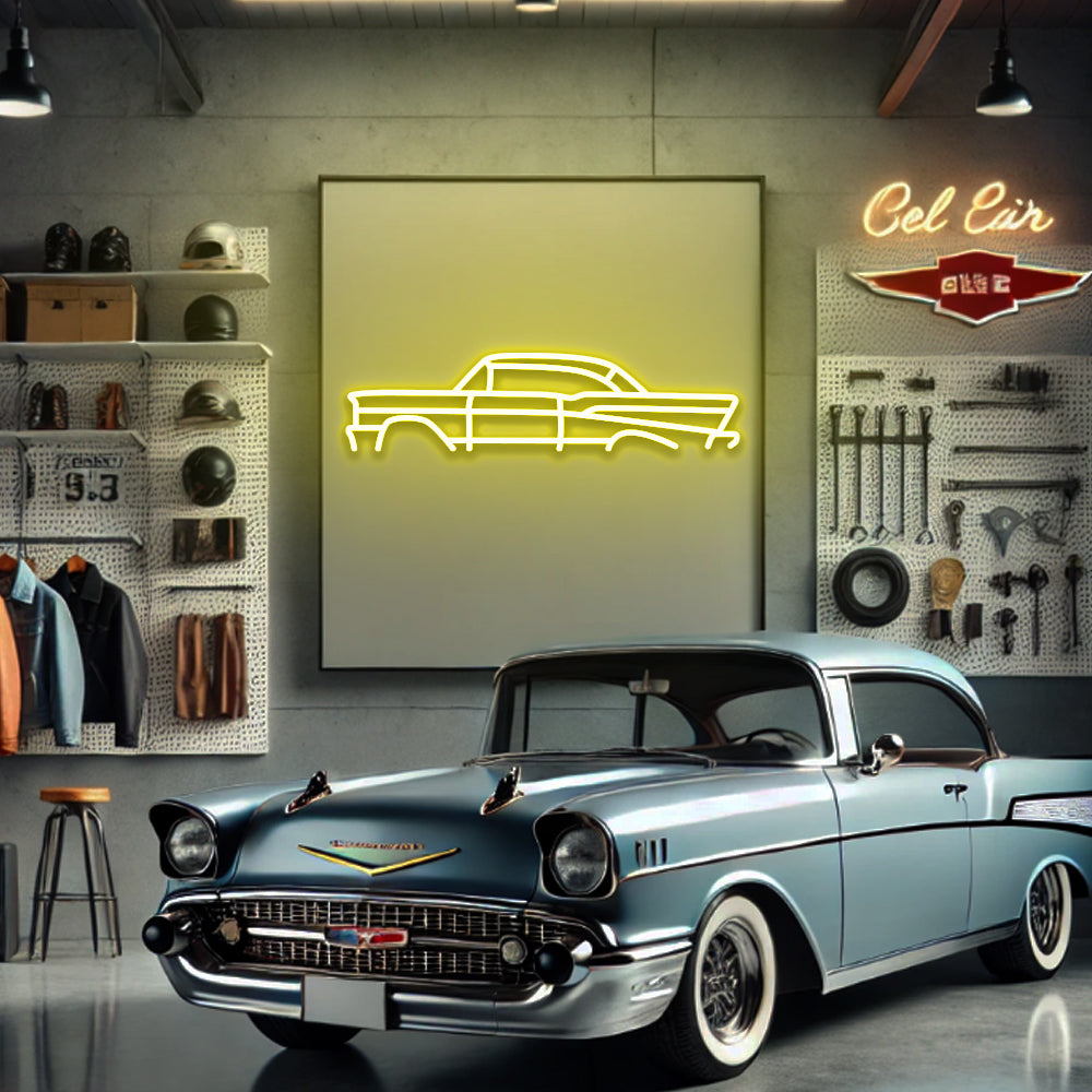 Chevrolet Bel Air 1957 - LED Neon Sign