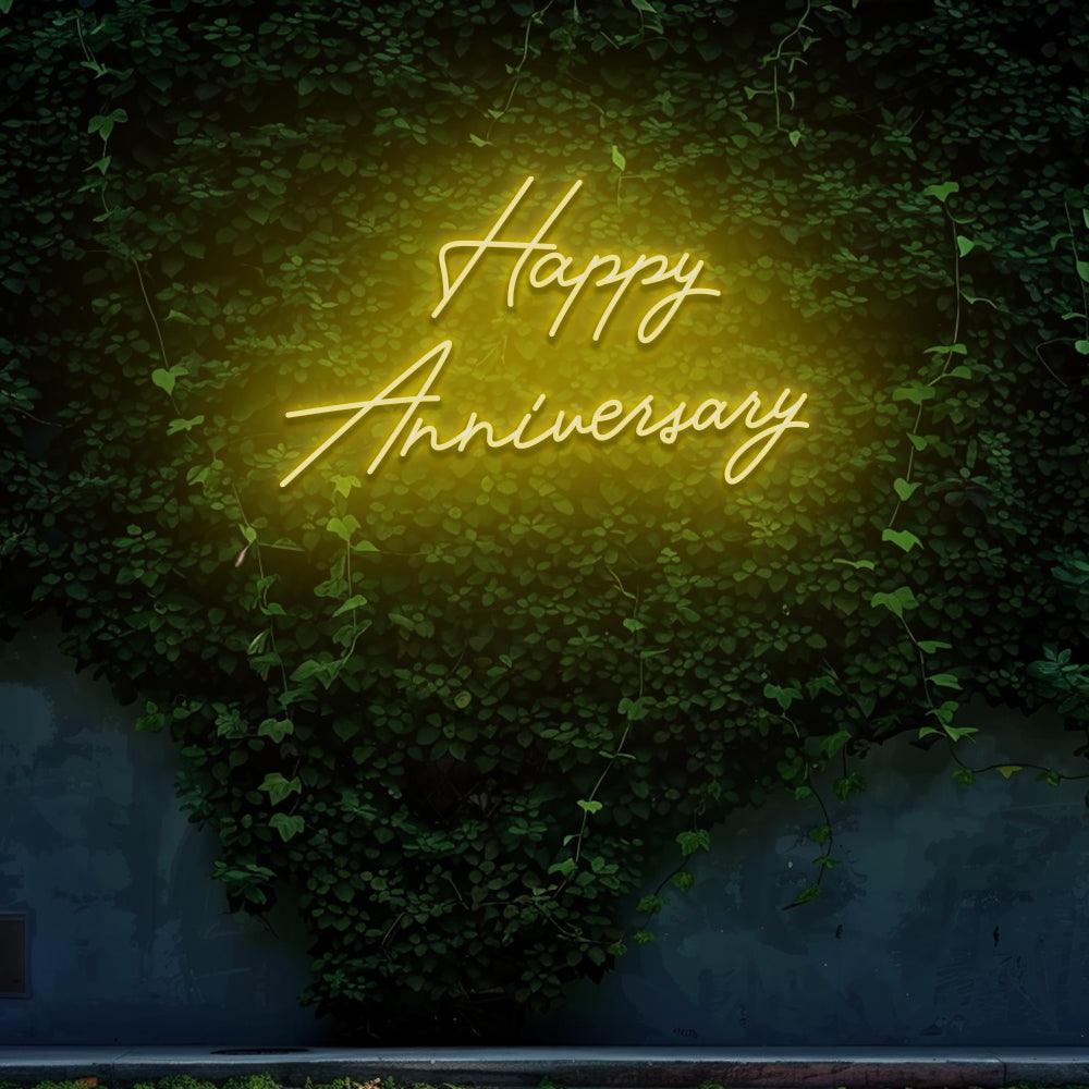 Happy Anniversary - LED Neon Sign - NeonNiche