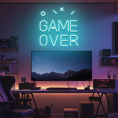 Game Over LED Neon Sign - NeonNiche