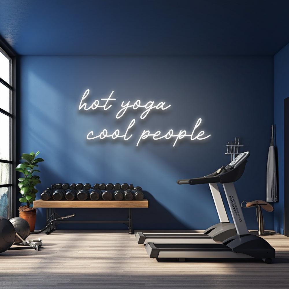 Hot Yoga Cool People - LED Neon Sign - NeonNiche