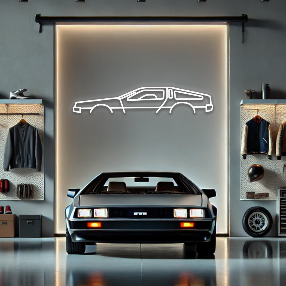 DeLorean - LED Neon Sign