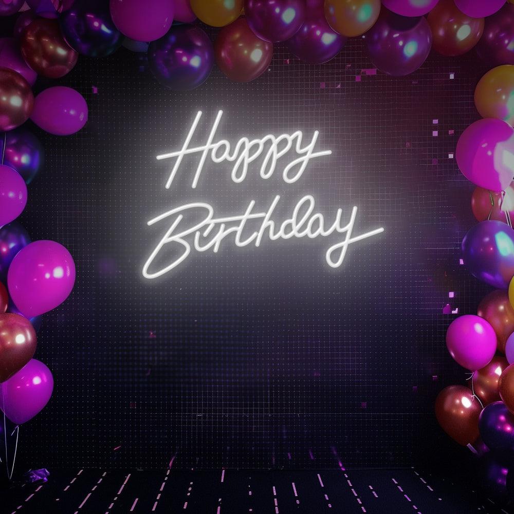 Happy Birthday 2 - LED Neon Sign - NeonNiche