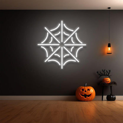 Spider Web LED Neon Sign - NeonNiche