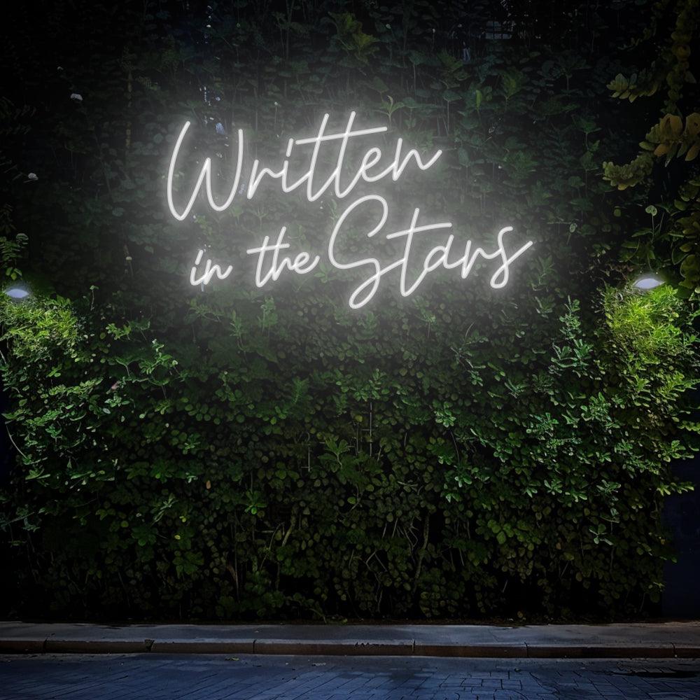 Lovely Bright White “Written online in the Stars” LED Night Light Room Wall Decor