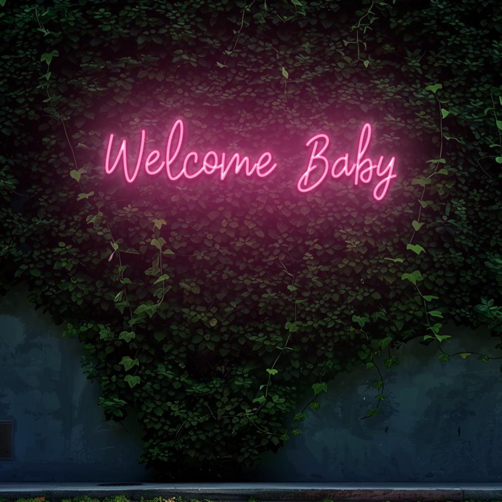 Welcome Baby - LED Neon Sign - NeonNiche