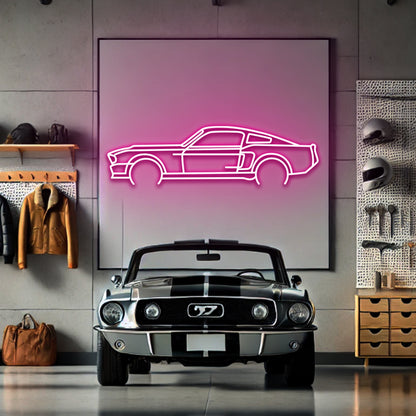 Mustang GT500KR 1967 - LED Neon Sign