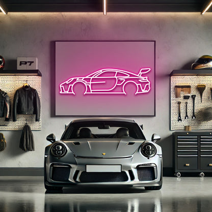 911 992 GT3 RS LED Neon Sign