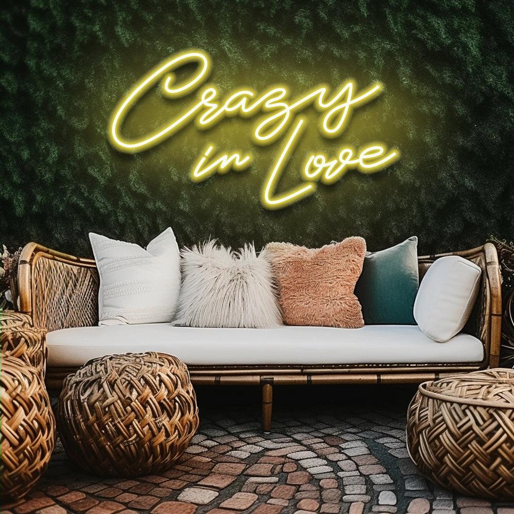 Crazy In Love Wedding - LED Neon Sign - NeonNiche