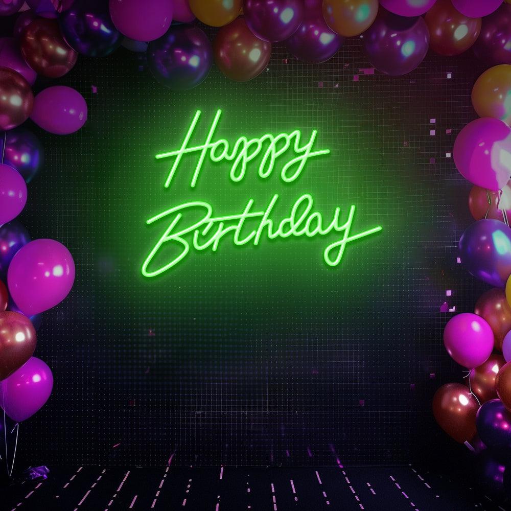 Happy Birthday 2 - LED Neon Sign - NeonNiche