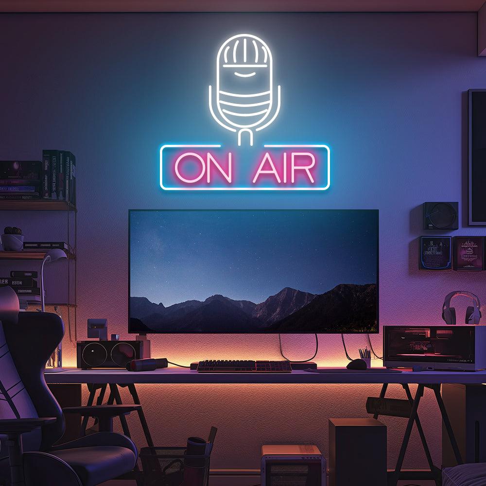 On Air Microphone LED Neon Sign - NeonNiche