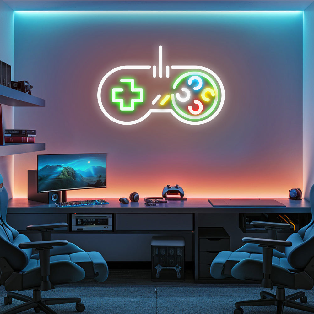 Video Game Controller LED Neon Sign