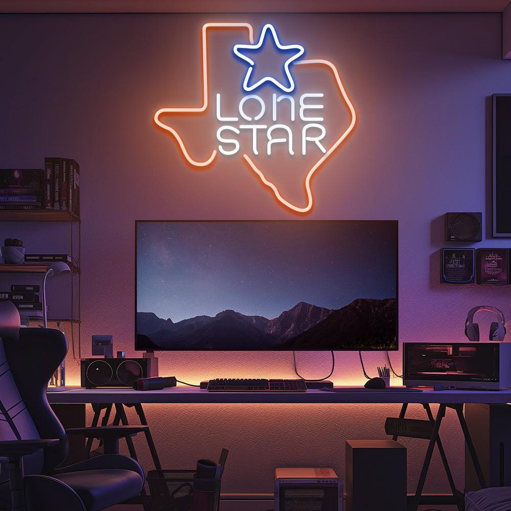 Lone Star LED Neon Sign - NeonNiche