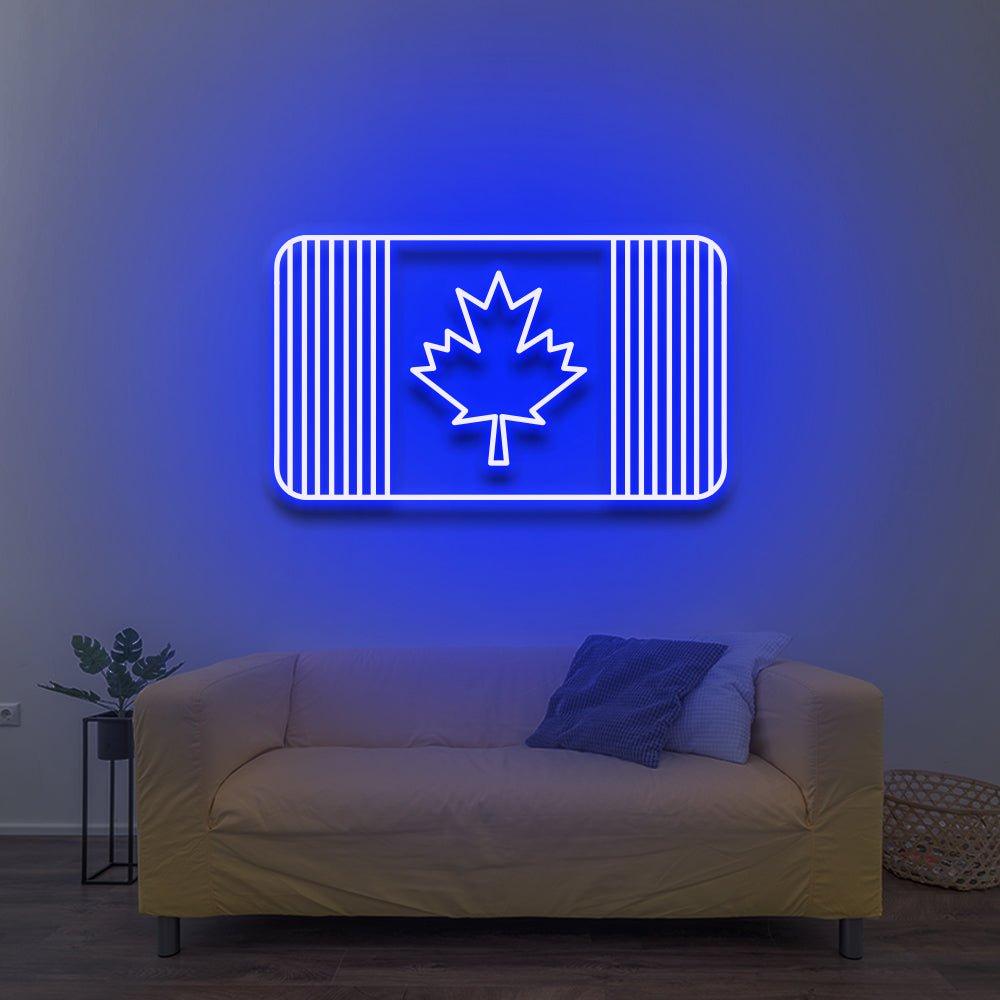 Canada Flag - LED Neon Sign - NeonNiche