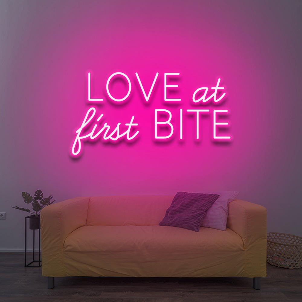 Love At First Bite LED Neon Sign - NeonNiche